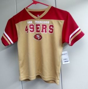 49ers NFL team aperal  for a toder size xs